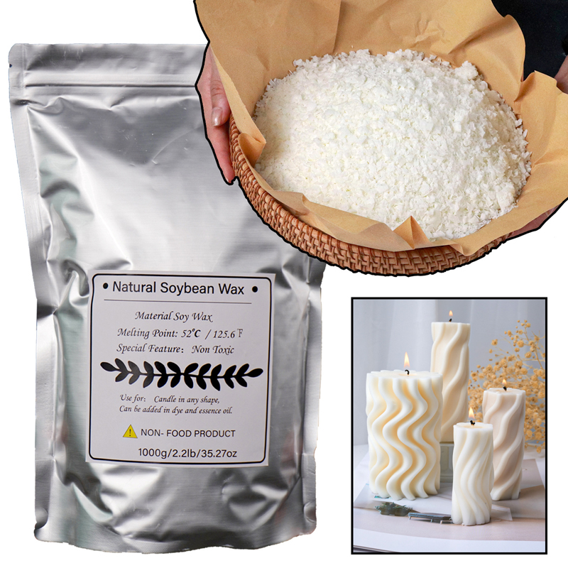 Candle Making Kit Diy - 1000g 500g 250g 100g 天然大豆ワックス DIY
