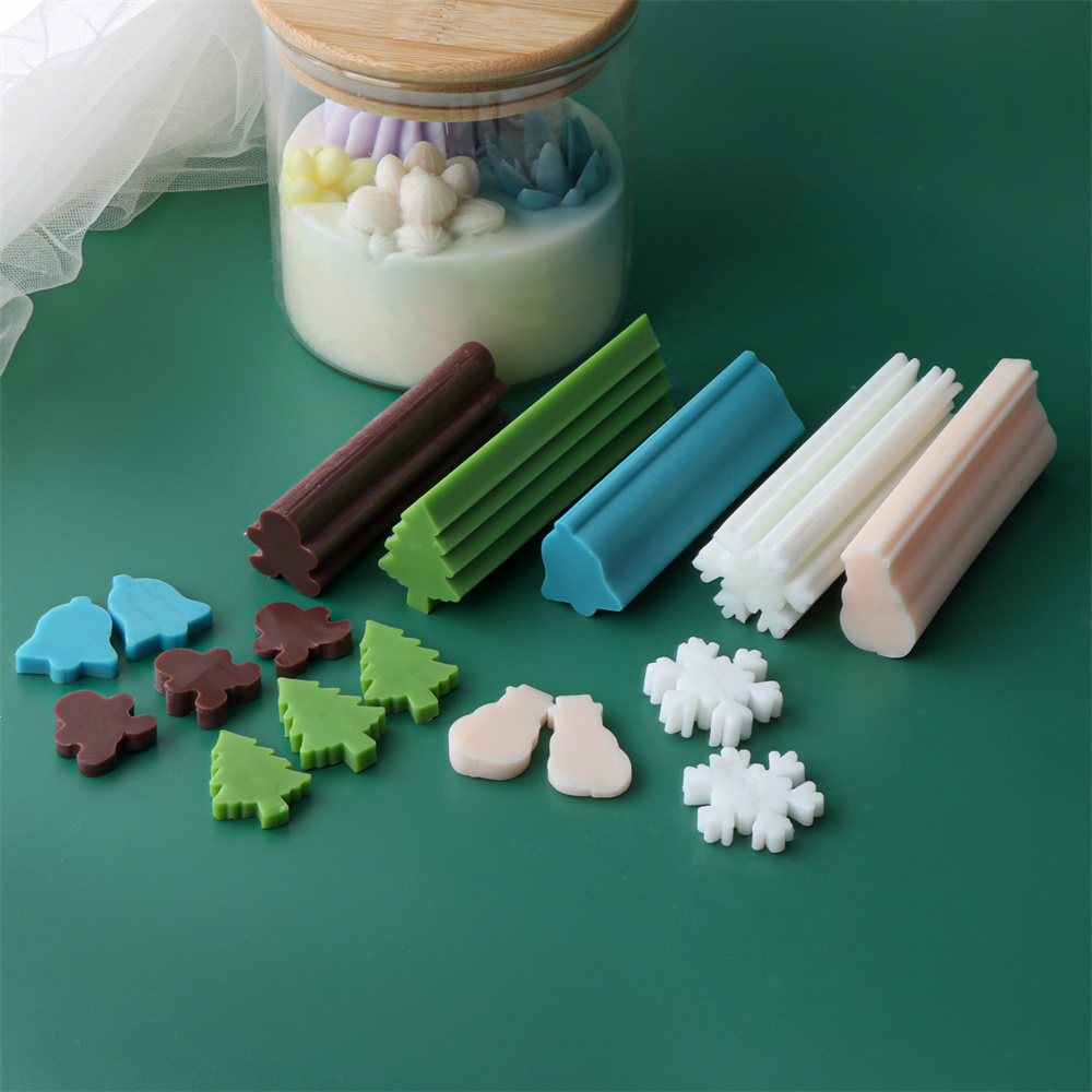 Candle Making Youtube - シリコンクリスマスチューブ,石鹸柱,クリスマスツリーの形,ミニスノーマンベル,スノーフレークパイプ型,製造用品の埋め込み