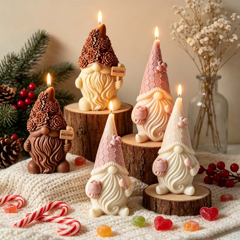 Candle Making Books For Beginners - アロマセラピーキャンドルシリコンモールド DIY サンタクロース クリスマスイブのお祝い用 パーソナライズされたクリエイティブギフトと手作り石鹸用モールド