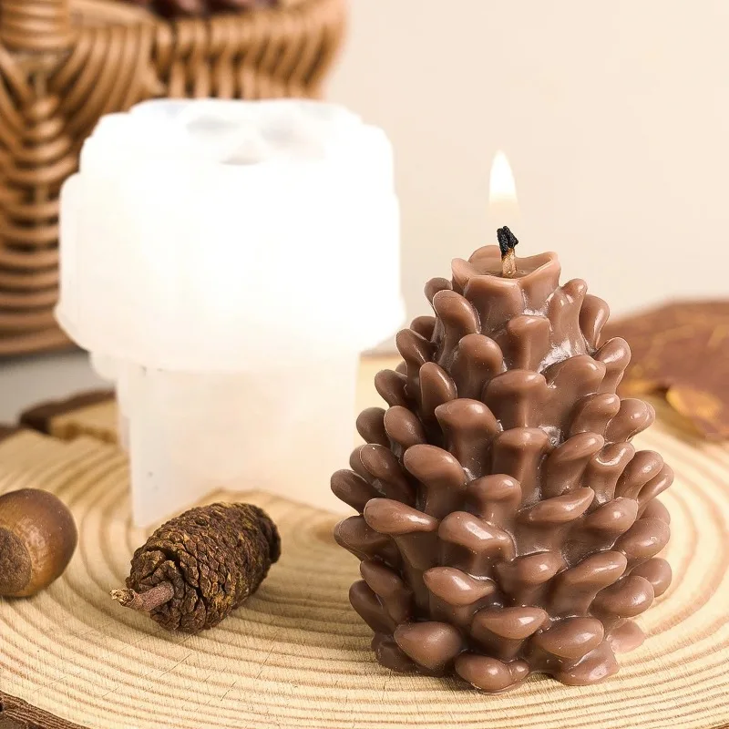 DIY 3D 松ぼっくりシリコンキャンドルモールド手作り模擬 - Candle Making Books For Beginners のレビューと価格