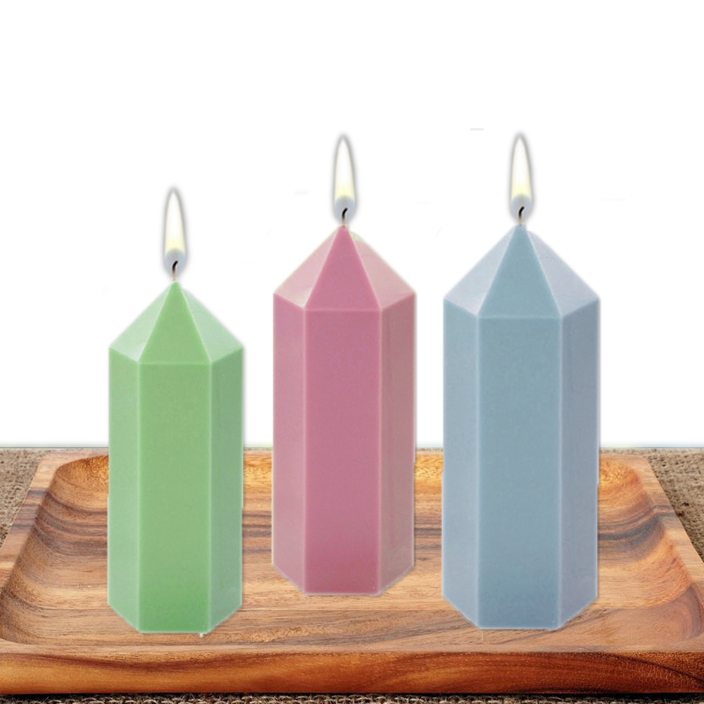 六角形のシリコンキャンドルモールド,樹脂石鹸型,日曜大工,キ - Candle Making Kit Diy のレビューと価格