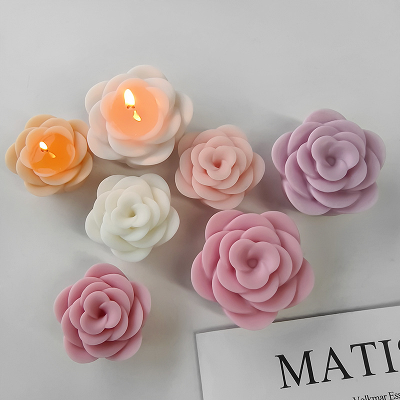 DIY バラの花シリコーン型手作りアロマキャンドル石膏フォー - Candle Making Books For Beginners のレビューと価格