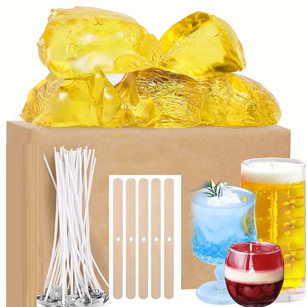 キャンドル作りセットキット用のイエロークリアジェルゼリーワッ - Candle Making Kit Diy のレビューと価格