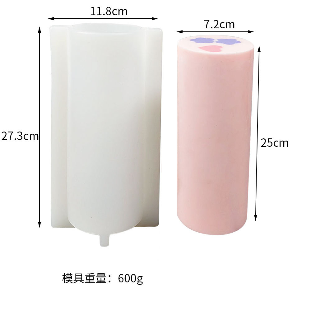 ビッグシリンダー手作り石鹸型 7.2 センチメートル直径大型 - Candle Making Youtube のレビューと価格