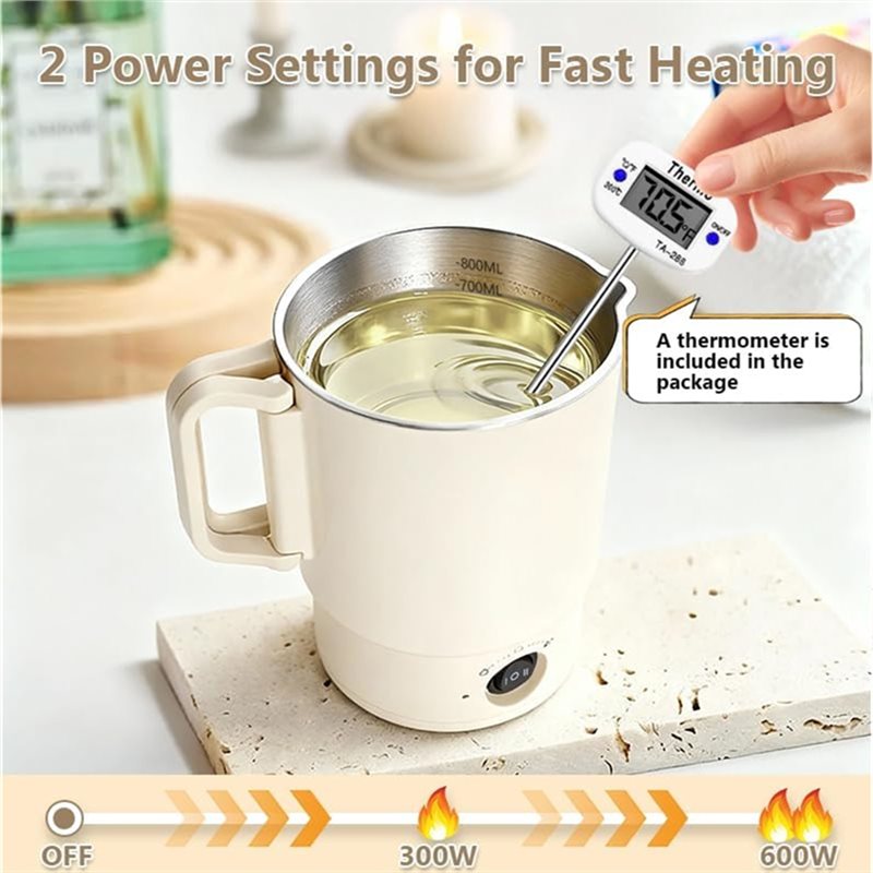 A47U 電気ワックス溶解ポットキット 温度計付き 800M - Candle Making Kit Diy のレビューと価格