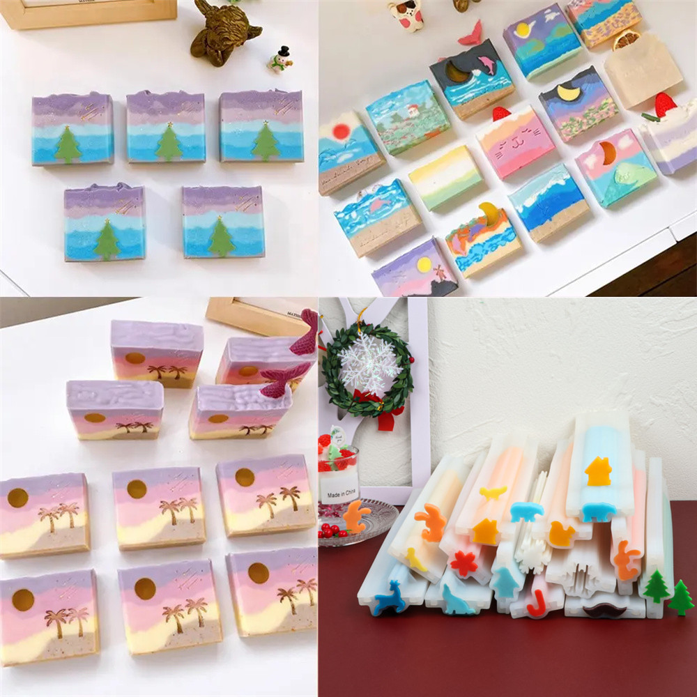 クリスマスツリー エルクのひげ チューブ型 シリコンソープキ - Candle Making Youtube のレビューと価格