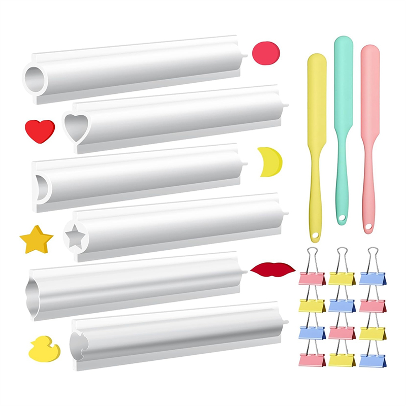 6 ピースロングチューブシリコーン型埋め込み石鹸型列チョコレ - Candle Making Youtube のレビューと価格