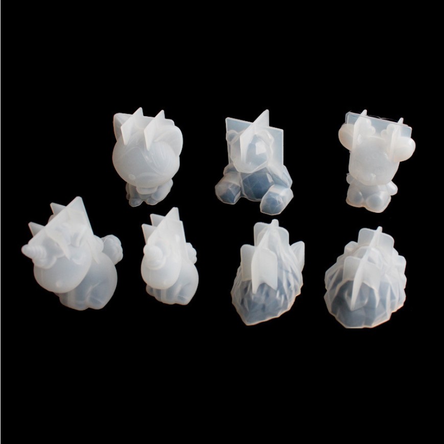 透明ユニコーンシリコーンエポキシ樹脂金型ジオメトリクマウサギ - Candle Making Class のレビューと価格