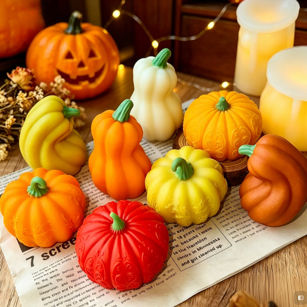 ハロウィンカボチャの装飾シリコーン型 DIY カボチャアロマ - Candle Making Books For Beginners のレビューと価格