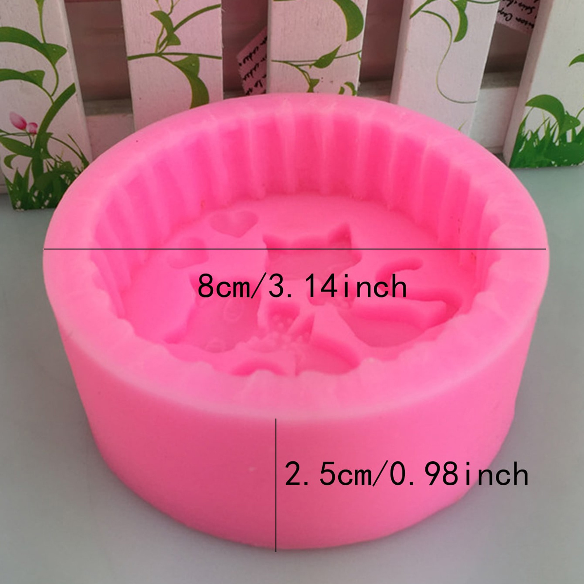 1ピースシリコン製猫型石鹸型 - 丸型DIYキャンドル作成型 - Candle Making Class のレビューと価格