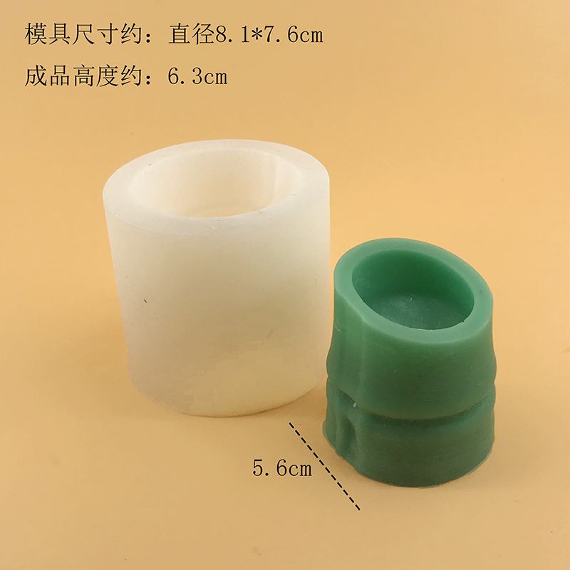 シリコーン型竹管カップ食品安全材料ベーキングツールデザート作 - Candle Making Youtube のレビューと価格
