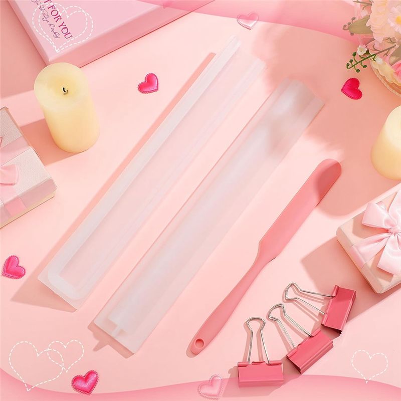 軽量6個入りロングチューブシリコンモールド、手作りキャンドル - Candle Making Youtube のレビューと価格